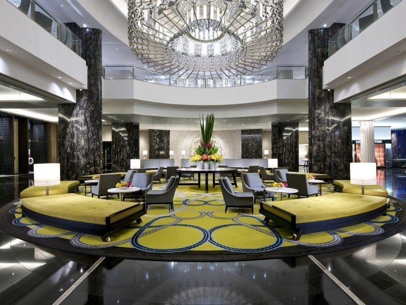 Готель Crown Towers Мельбурн Екстер'єр фото The lobby of the hotel